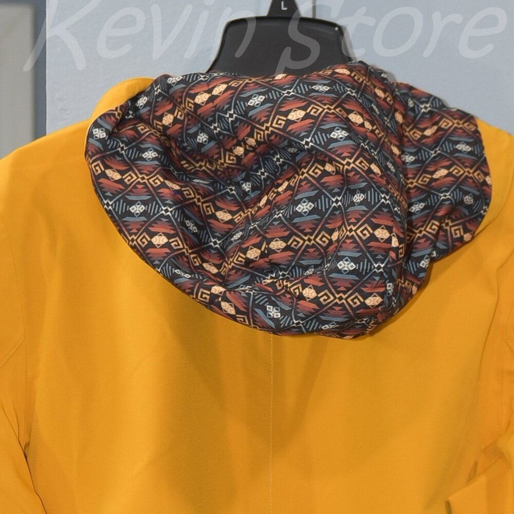 Pendleton Yellow Hooded Trench Coat - Picture 8 of 9